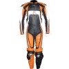 RTX Pro Metal Gear Orange Motorcycle Racing Biker Leathers